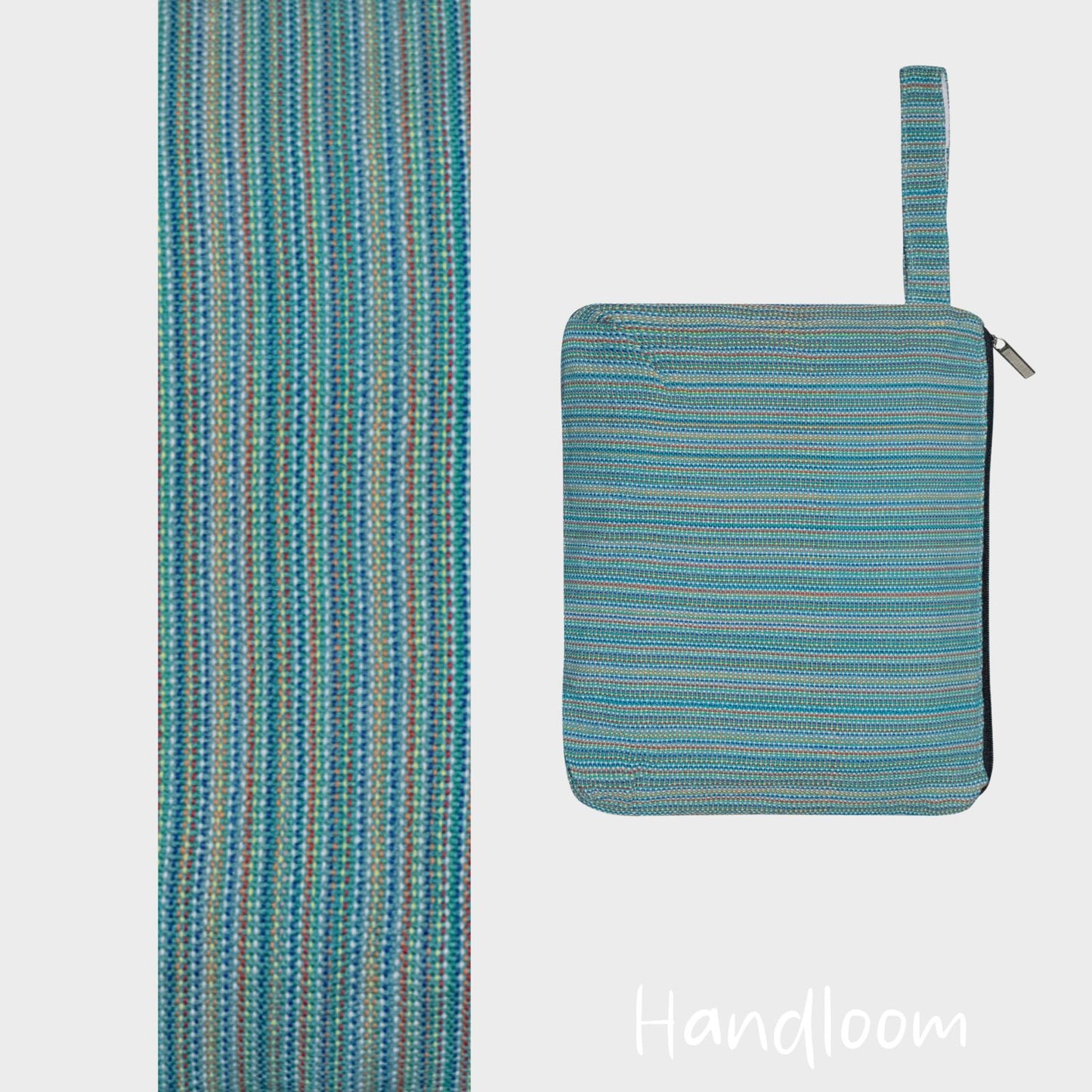 Woven Clutch Blue - Handloom