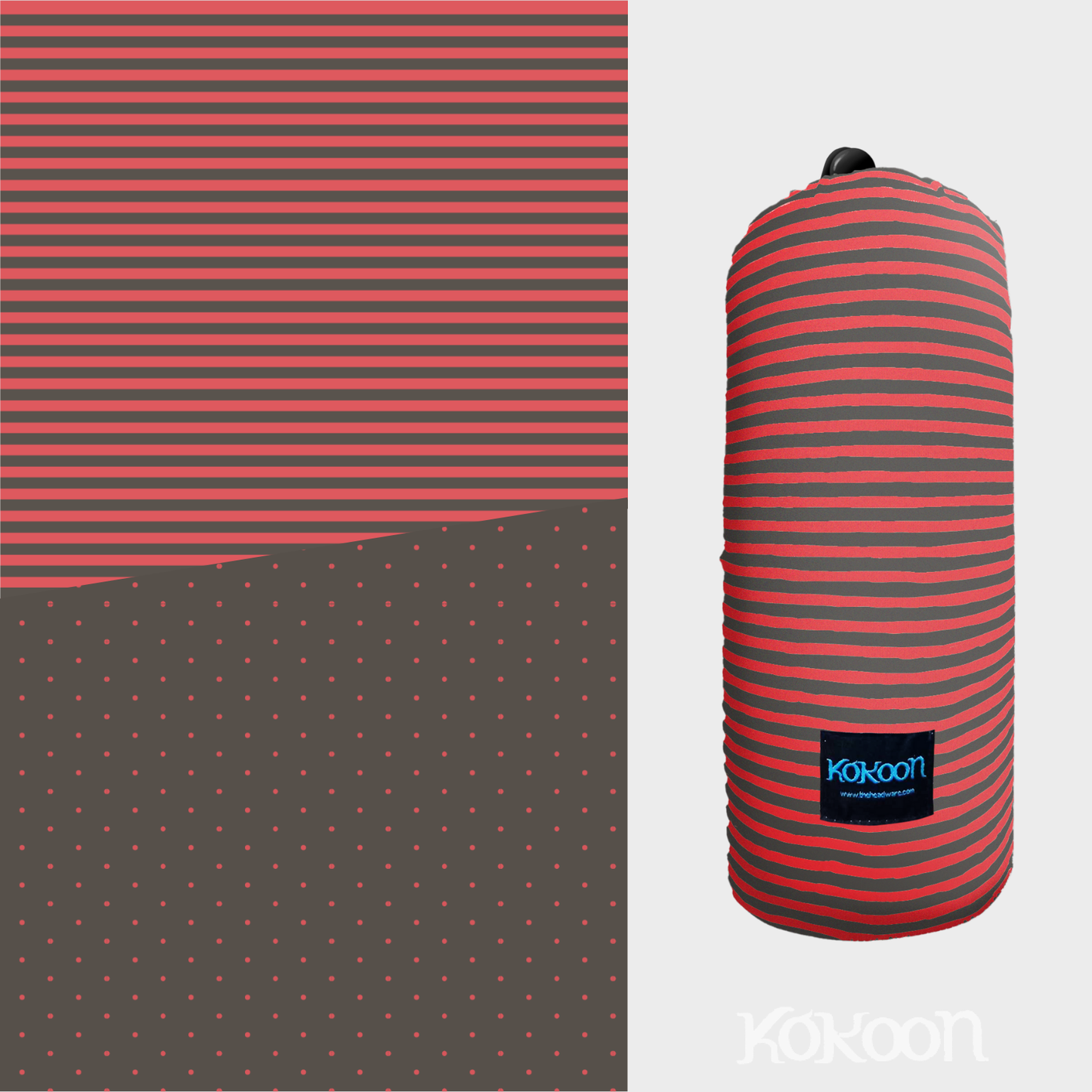 Slate/Red Reversi - Kokoon