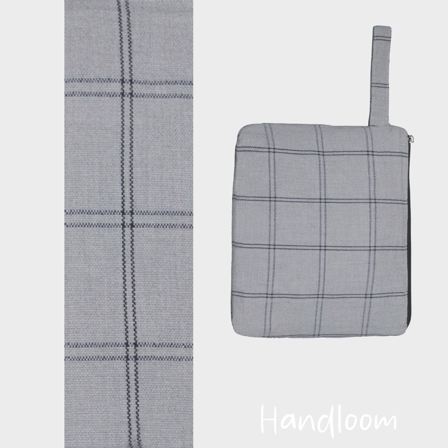 Woven Clutch Gray - Handloom