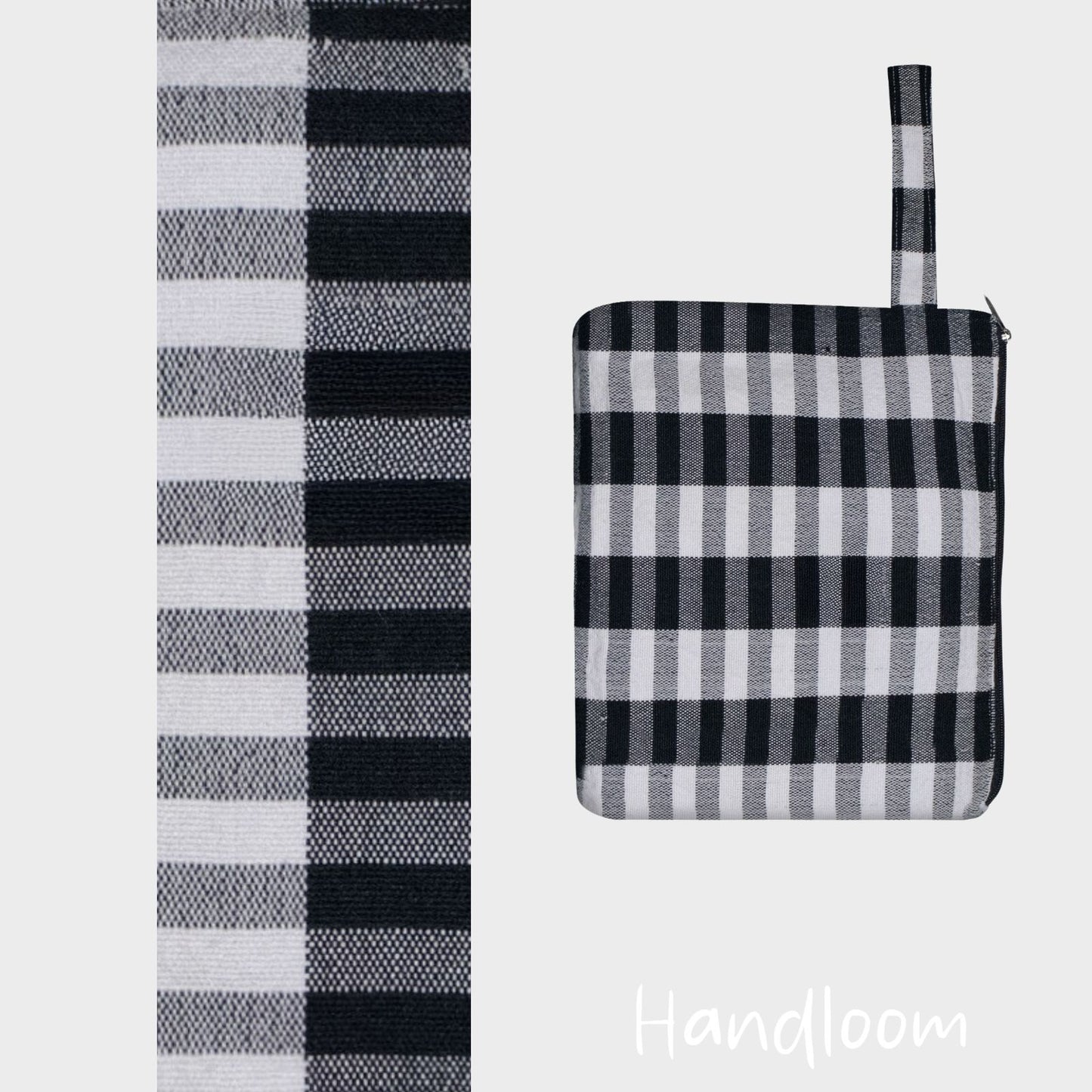 Woven Clutch Monochrome - Handloom