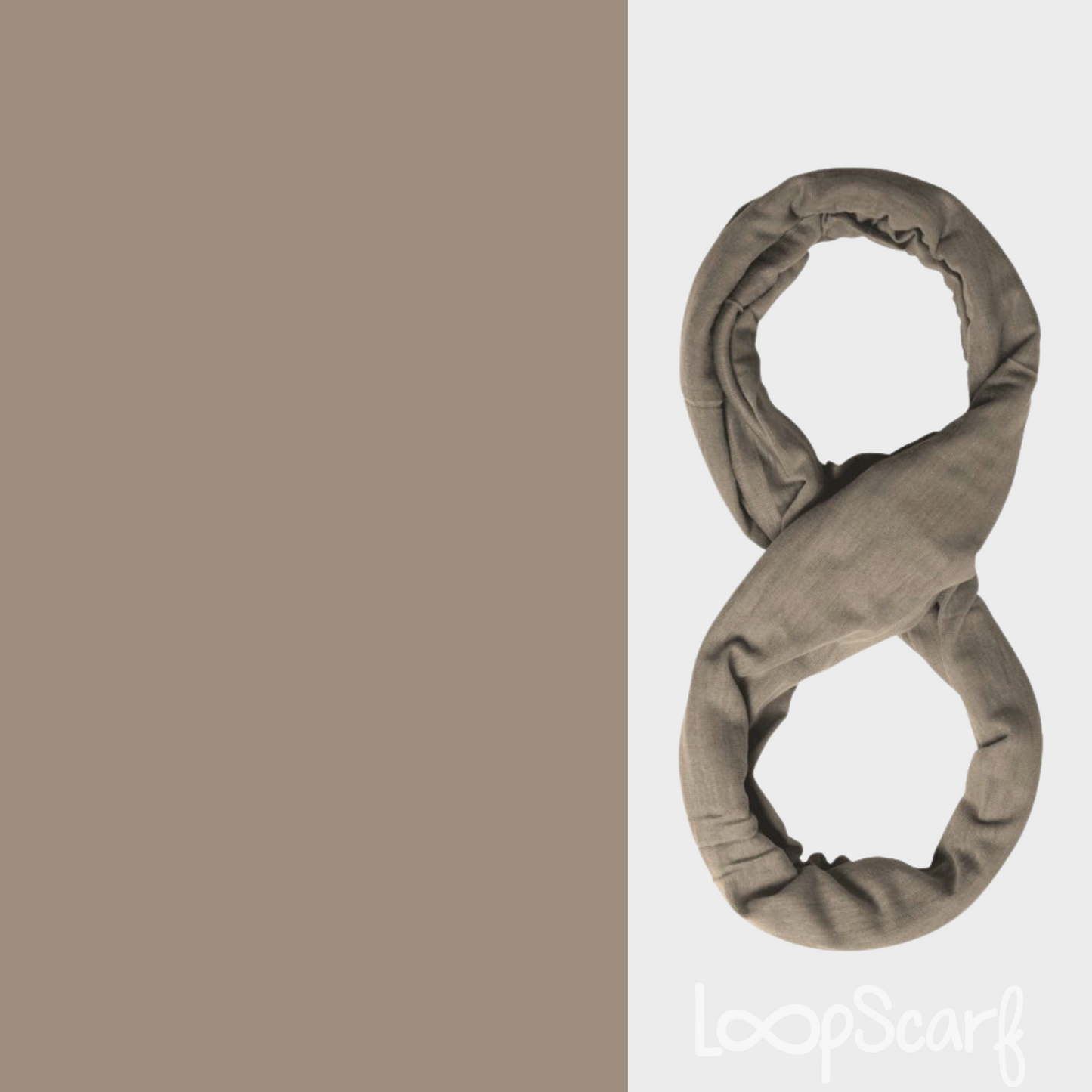 Beige - Loopscarf