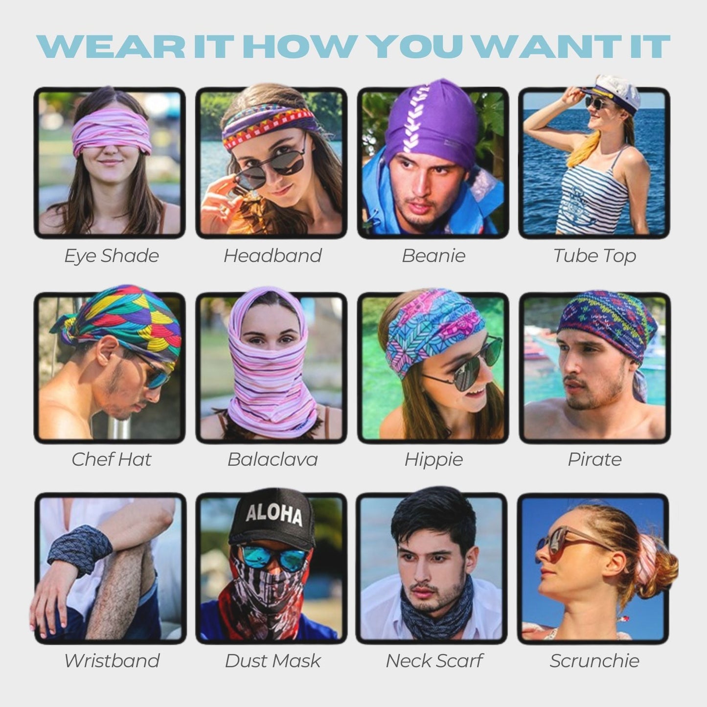 Folk Art Purple - Headware