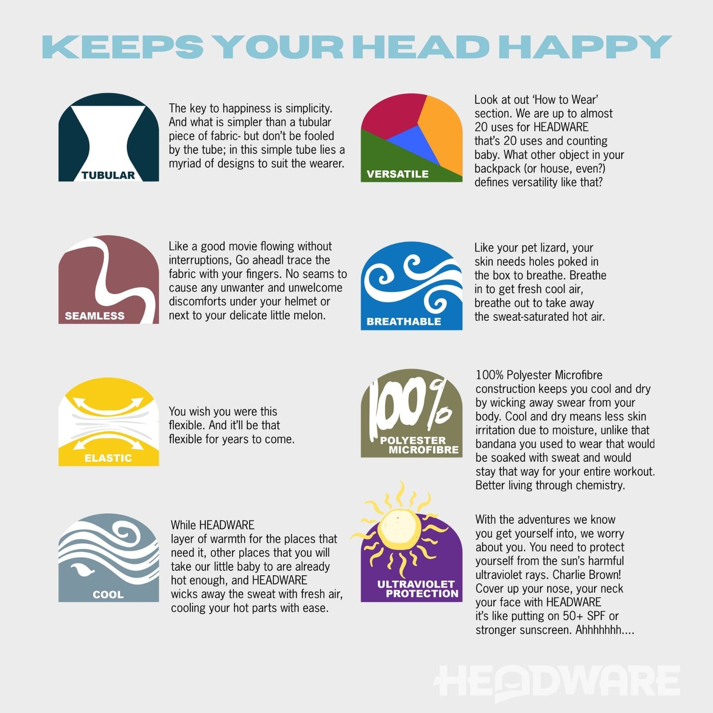 Happy Heads Noir - Headware
