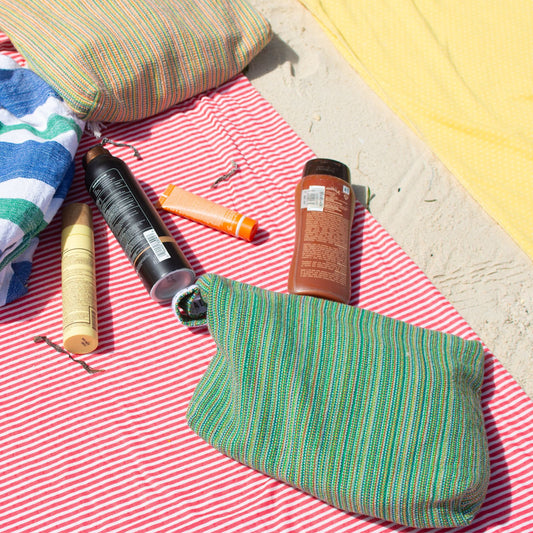 Green Woven - Handloom Clutch