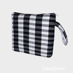 Monochrome Woven - Handloom Clutch