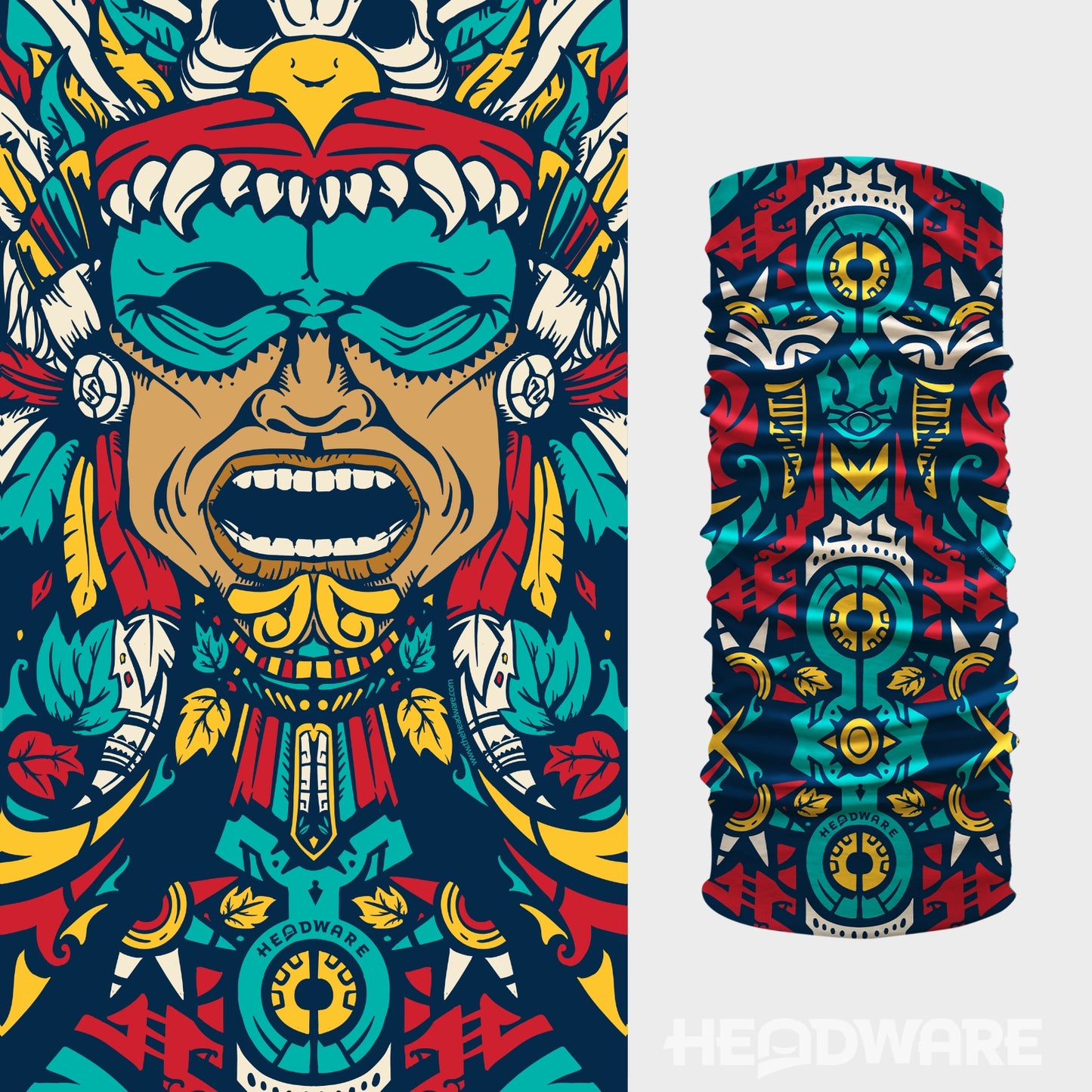 Aztec Warrior - Headware 4-Way Stretch