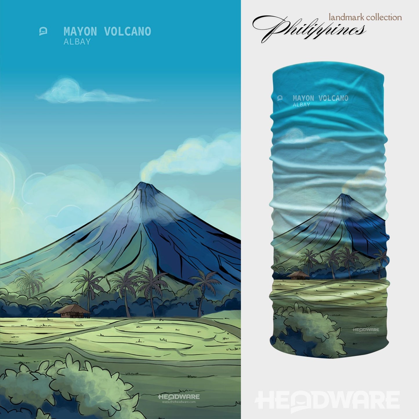 Mayon Volcano- Headware