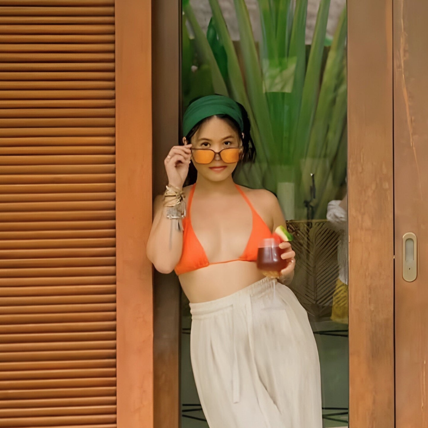 Woven Olive- Headware